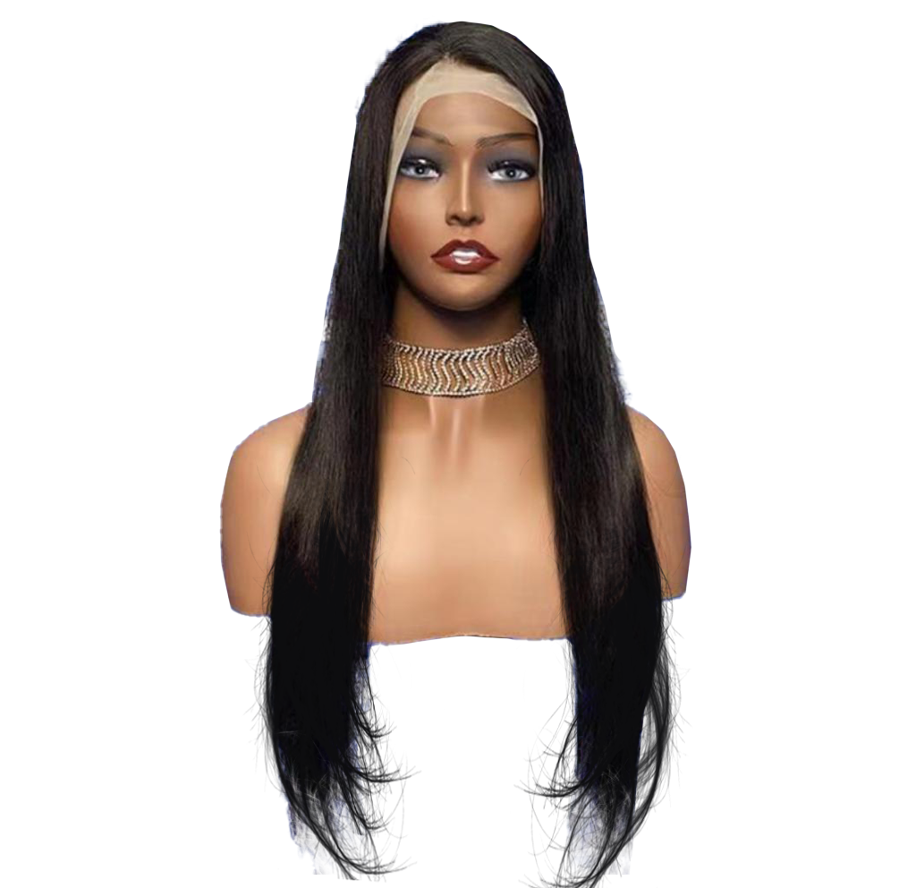 Straight 6x6 HD closure wig 150%